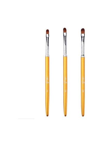 Ellea Nail Protez Tırnak Jel Fırça Seti 3'lü