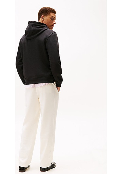 Tommy Hilfiger Erkek Marka Logolu Günlük Kullanıma Uygun Siyah Sweatshirt Mw0mw42735 Bds