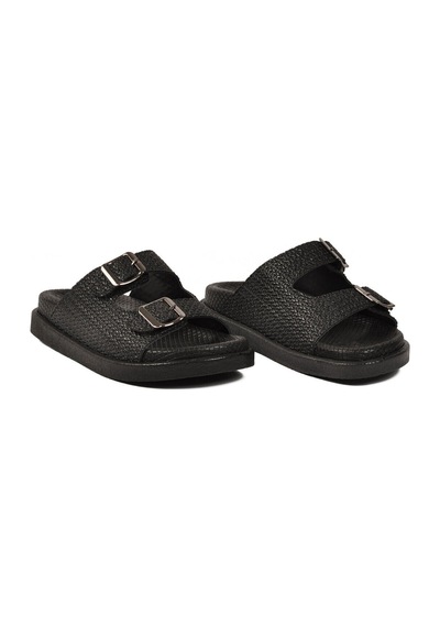 Pierre Cardin Siyah Çift Bantlı Hafif Kadın Terlik Pc-54687 Z