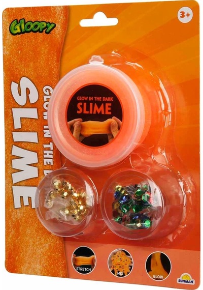 Karanlıkta Parlayan Turuncu Slime