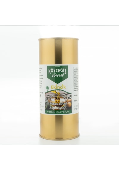 Köyceğiz Yöresel Ekincik Naturel Birinci Zeytinyağı Teneke 1 L