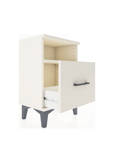 Arges Komodin Tek Raflı 2 Çekmeceli 44x30x64 Aytaşı-aytaşı Aytaşı