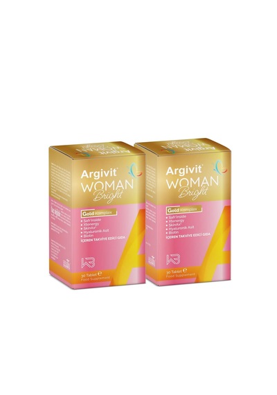 Argivit Woman Bright Tablet 30 Tablet 2'li Paket
