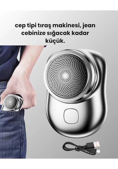 Ceylan Adam Tüm Vücut Bölgelerinde Kullanılabilen Küçük Boy Tıraş Cihazı