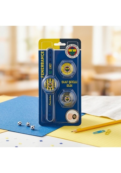 Bakgelal Fenerbahçe Lisanslı Saat Şeklinde Silgi Bileğe Takılabilir Taraftar Silgisi Çocuk Okul Kırtasiye - 9040954694970