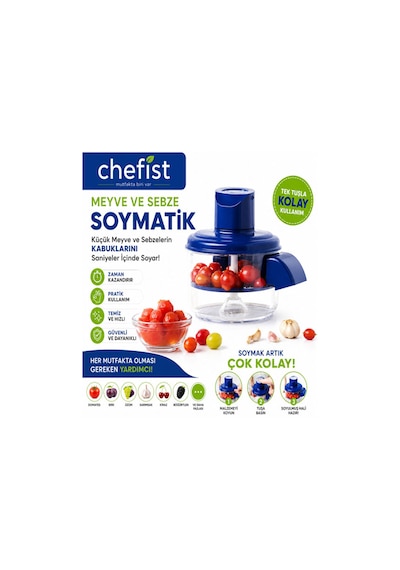Chefist Aşrrjlı Meyve Ve Sebze Soymatik Çok Renkli
