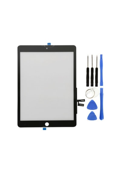 Apple Uyumlu iPad  9.nesil A2602-a2603-a2604-a2605 Servis Dokunmatik Siyah + Tamir Seti