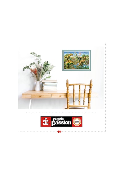 Educa 500 Parça Jurassic Oyun Alanı Puzzle - 19903 - Jurassic Playground
