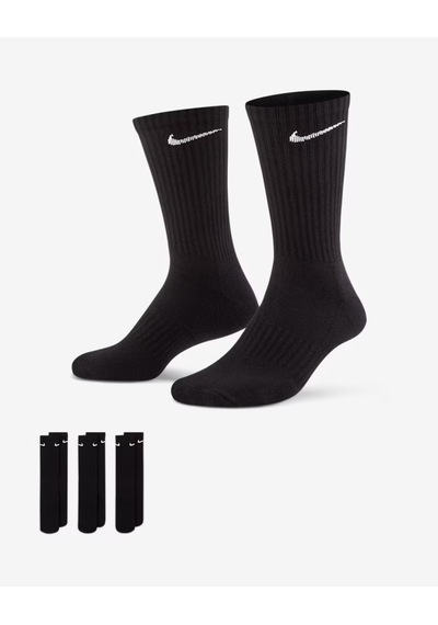 Nike Sx7664-010 Everyday Cushioned Crew Antrenman Çorapları 3 Çift Beyaz