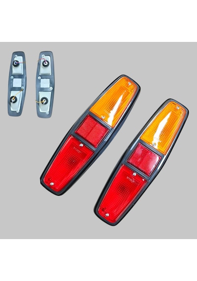 Anadol A2 - Ford Transit 2,4 2,5 MK2-MK3 - Arka Stop Lambası Takımı Sağ Sol Duylu Komple