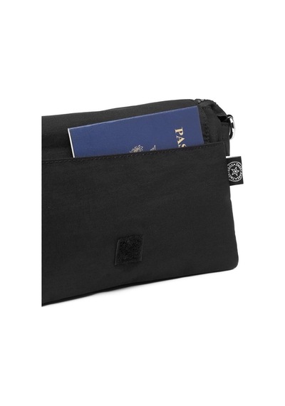 Smart Bags 1147 Krınkle Kumaş Postacı Çantası (Siyah) Siyah
