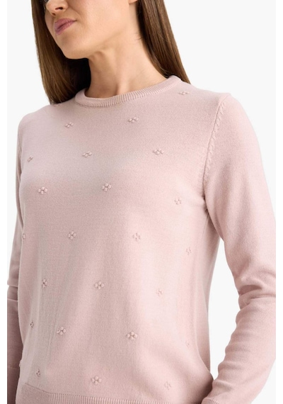 Defacto Regular Fit Bisiklet Yaka Triko Kazak F4084ax25wnpn681 Pembe Defacto Regular Fit Bisiklet Yaka Triko Kazak F4084ax25wnpn681 Pembe