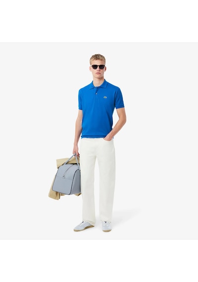 Lacoste Erkek Klasik Pike Kumaş Polo T-shirt Mavi