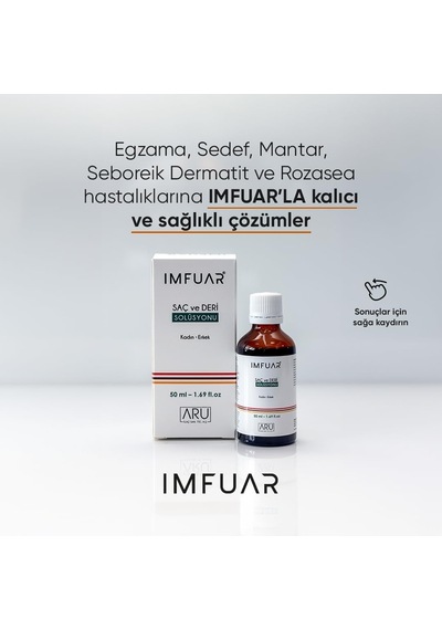 Egzama/sedef/mantar/seboreik Dermatit/rozasea Saç Ve Deri Solüsyonu 50 Ml