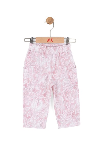 Nk Kids Kız Çocuk Sunflower Powder Pantolon Nk-51609 Pudra