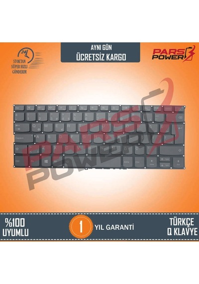 Lenovo Uyumlu Ideapad 720S-14Ikb 80Xc000Wtx Notebook Klavye Işıklı