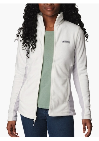 Columbia Xk0841 Basin Trail Iıı Kadın Tam Fermuarlı Polar Üst Beyaz