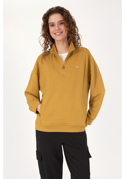 U.S. Polo Assn. U.s. Polo Assn. Kadın Petrol Sweatshirt 50314221-vr151 Oıl