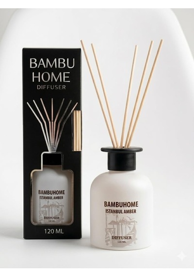 Oda Kokusu Istanbul Amber Oda Ofis Ortam Kokusu Difüzör 120 Ml Reed Dıffuser Abundance Prosperity