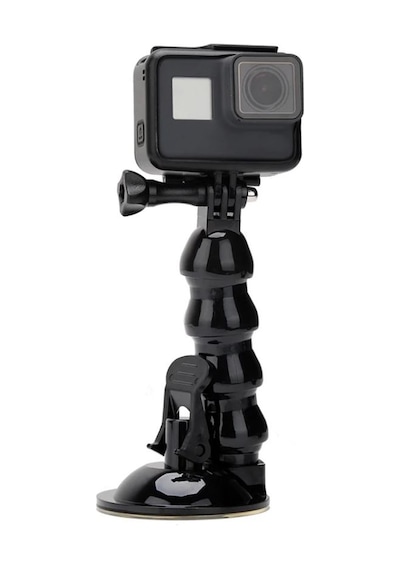 Ayex Ax-231 Vantuzlu Araç İçi Esnek Kamera Tutucu Gopro, Djı Osmo Actıon, Insta360 İle Uyumlu