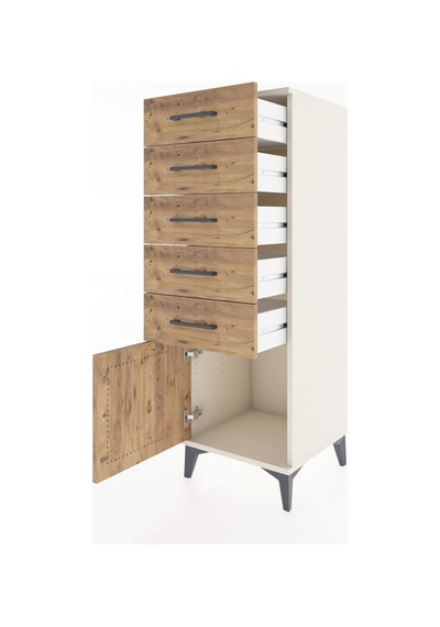 Hyperion Dolap 5 Çekmeceli Tek Kapaklı 44x44x134 Aytaşı-çam Aytaşı Hyperion Dolap 5 Çekmeceli Tek Kapaklı 44x44x134 Aytaşı-çam Aytaşı