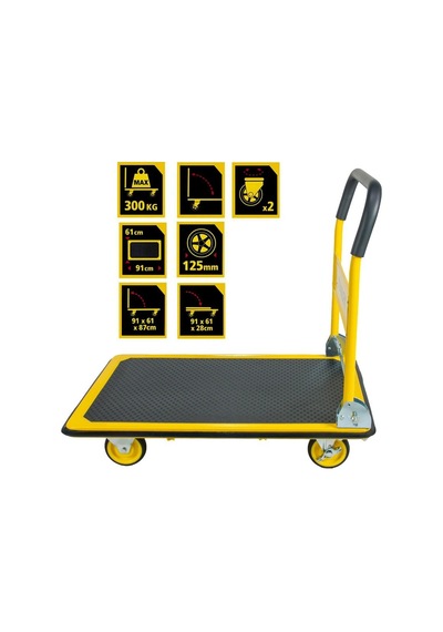Stanley Pc538 300kg Profesyonel Paket Taşıma Arabası