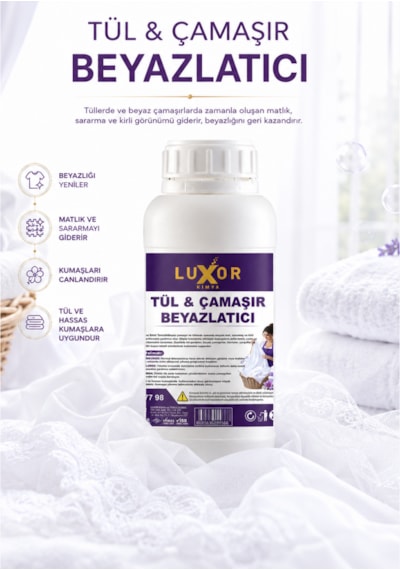 Luxor Kimya Tül Ve Çamaşır Beyazlatıcı 750 Gr