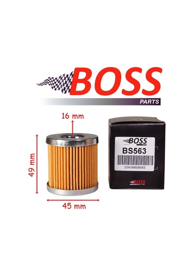 Rks Rz 250s Yağ Filtresi Boss Bs563 Hf182 45-49-16 Mm Piaggio Beverly 350-400