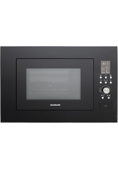 Silverline BO6501B01 - CS5349B01 - 3457 Soho 60 - MW9018B01 Siyah Cam Ankastre Set