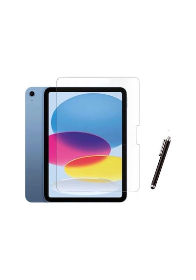 Apple Uyumlu iPad 10. Nesil A16 109 İnç Tablet Kılıfı Cam Kalem Set Kapaklı Kılıf