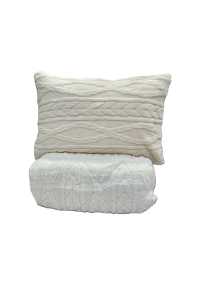 Comfort Yorgan Seti Çift Kişilik Ivy Krem Krem
