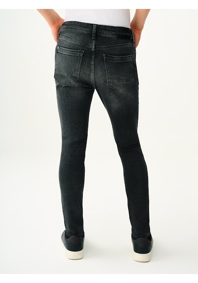 Justin Skinny Fit Erkek Pantolon Siyah