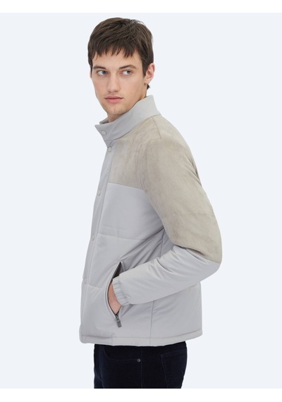 Kip Bej Regular Fit Micro Jel Elyaflı Spor Ceket Bej
