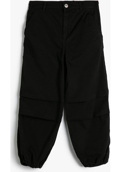 Koton Paraşüt Kot Pantolon Pamuklu Beli Lastikli Cepli - Parachute Jean Siyah 4skg40032ad 4SKG40032AD999 Siyah Koton Paraşüt Kot Pantolon Pamuklu Beli Lastikli Cepli - Parachute Jean Siyah 4skg40032ad 4SKG40032AD999 Siyah