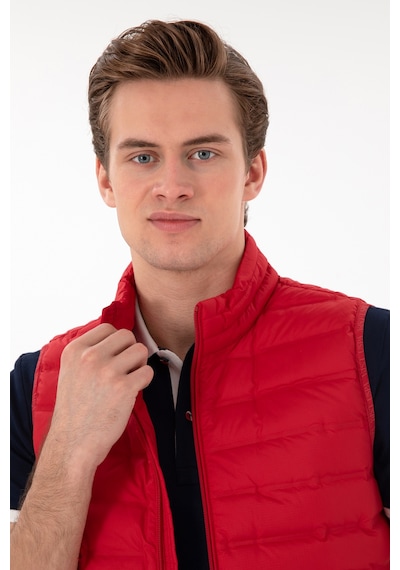 U.s. Polo Assn. Erkek Kırmızı Yelek Dokuma 50299395-vr030 Kırmızı