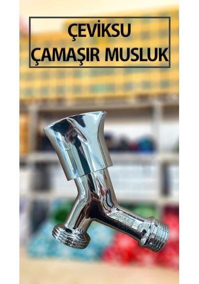 Çevik Su Karizma Çamaşır Makinası Musluğu Çamaşır Makinaları Bağlantı Hortumlarına Uyumludur