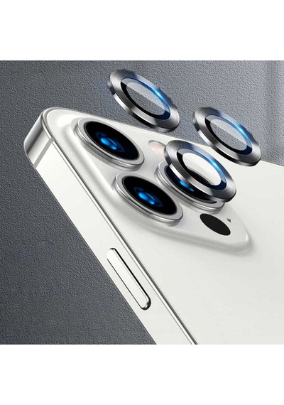İphone 13 Pro Max Uyumlu Zore Cl-07 Kamera Koruyucu-koyu Gri Koyu Gri