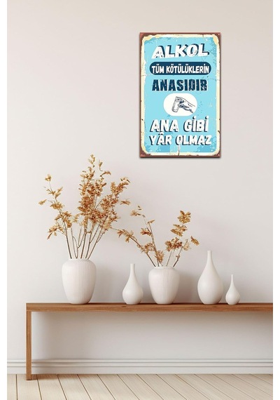 Ahşap Mdf Ana Gibi Yar Olmaz Tasarımlı Tablo Drtr0111
