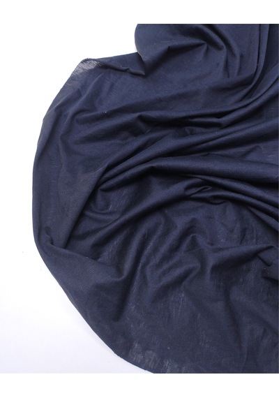 Koyu Lacivert Renkte Viskonlu İnce Hafif Parlaklığı Olan Muhteşem Süprem Penye Elbise Bluz Tshirt Kumaş Tişörtlük & Elbiselik En: 150cm-12404