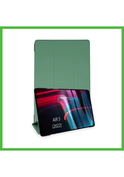Vaveni İpad Air 5 2022 Kılıf Tablet Smart Kılıf - Koyu Yeşil Arz