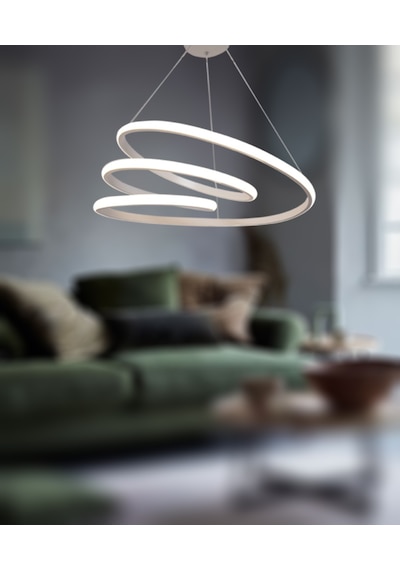 Tt301-by Tt Aydınlatma Yay Modeli Mat Beyaz Gün Işığı Led Avi Beyaz