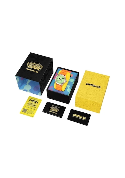 Spinnaker Cahıll Otomatik Sp-5142-01 Spongebob Squarepants Timekeeper Limited Edition Erkek Kol Saat Metalik Gri Spinnaker Cahıll Otomatik Sp-5142-01 Spongebob Squarepants Timekeeper Limited Edition Erkek Kol Saat Metalik Gri