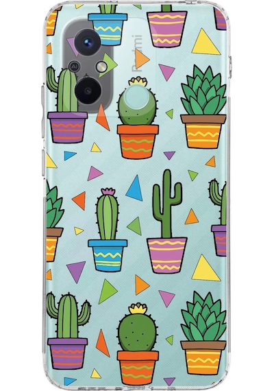 Xiaomi Redmi 12c İle Uyumlu Water Color 4 Kamera Korumalı Şeffaf Kılıf Şeffaf