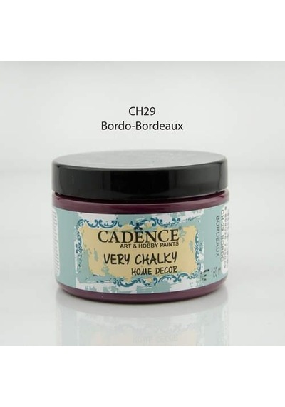 Cadence Very Chalky Home Decor Mobilya Boyası 150 Ml. Ch-29 Bordo
