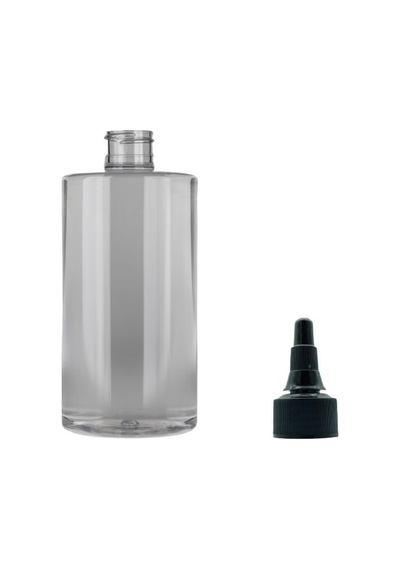 250ml Şeffaf Plastik Asansör Kapaklı Şişe, 24 Adet, Serum Şişesi, Tonik Şişesi, Asansör Kapaklı Şişe, Sos Şişesi, Medikal Şişe Şeffaf