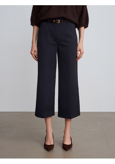 Dilvin 72254 Kemerli Culotte Pantolon-k.lacivert K.lacivert