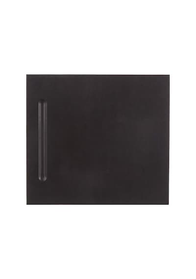 2k 565-1 Sümen Takımı Mdf Malzemeden Suni Deri Kaplı Tek Parça Pad Toplantı Sümeni 35x32 Cm, Siyah