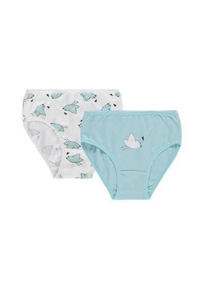 Civil Girls Kız Çocuk Cute Bird 2-12 Yaş 2'li Külot - Standart