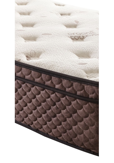 Heyner Organic 90 x 130 Ortopedik Yaylı Yatak Kuş Tüyü Pedli Yatak
