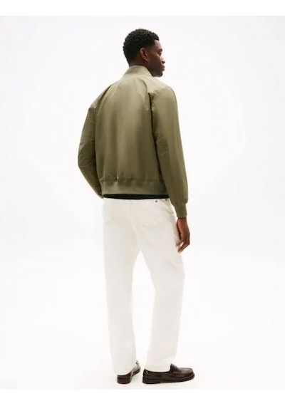 Tommy Hilfiger Erkek Katlanabilir Su Geçirmez Bomber Ceket Mw0mw39629plı Yeşil
